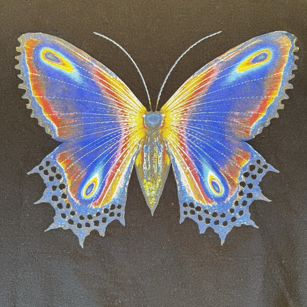 Halsey Butterfly Hoodie Black Graphic Pullover Sweatshirt Official Merch Lyrics - Picture 3 of 9